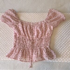 Francesca’s Mi Ami Floral Blouse